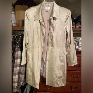 Worthington satin coat